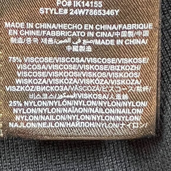 Vintage Marciano Black Dress Beaded Mini Retro Small - Picture 11 of 12